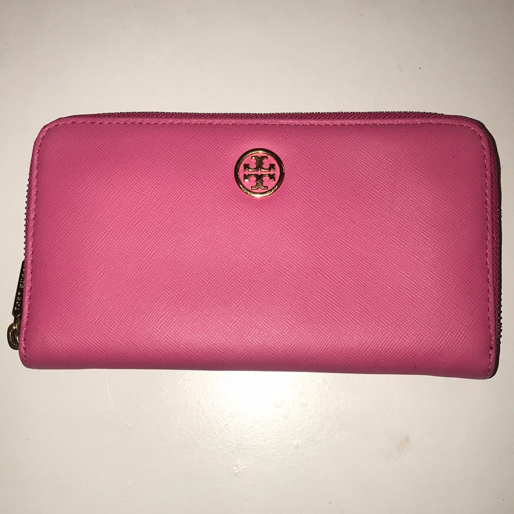 Tory Burch Pink Continental Wallet